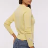Abbie Lemon Merino Wool + Cashmere Crew Neck Sweater