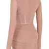 Adanna Blush Corset Mini Dress