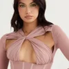 Adanna Blush Corset Mini Dress