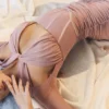 Adanna Blush Corset Mini Dress