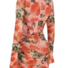 Adanna Rose Print Corset Mini Dress