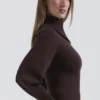 Adelita Chocolate Cashmere Blend Sweater