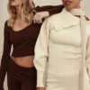 Adelita Cream Cashmere Blend Sweater