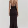 Adrielle Cocoa Midi Skirt