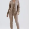 Alara Barley Chunky Natural Wool Cardigan