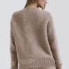 Alara Barley Chunky Natural Wool Cardigan