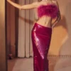 Alexis Hot Pint Sequin Maxi Skirt