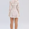 Alice Vintage Cream Lace Mini Dress