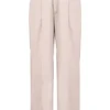 Alivia Beige Loose Fit Trousers