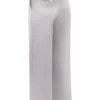 Alivia Grey Satin Trousers