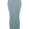 Amadi Cool Blue Floor Length Maxi Skirt
