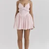 Amaris Ballerina Pink Baby Doll Mini Dress