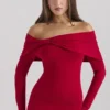 Amaryllis Holly Red Cashmere Blend Sweater