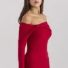 Amaryllis Holly Red Cashmere Blend Sweater