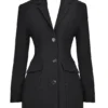Amia Black Blazer Mini Dress