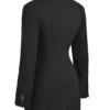 Amia Black Blazer Mini Dress