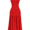 Amore Scarlet Dropped Waist Midi Dress