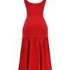Amore Scarlet Dropped Waist Midi Dress