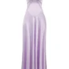 Anabella Orchid Lace Up Maxi Dress