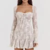 Analissa Vintage Cream Lace Corset Dress