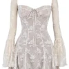 Analissa Vintage Cream Lace Corset Dress