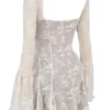 Analissa Vintage Cream Lace Corset Dress