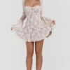 Analissa Vintage Cream Lace Corset Dress
