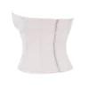 Angelica Crystal Satin Strapless Corset