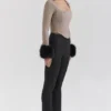 Antonia Brown Puppytooth Corset Top