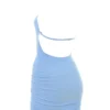 Anura Soft Blue Knit Halter Dress