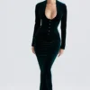 Arabella Forest Velvet Corset Dress
