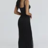 Ari Black Hand Beaded Embellished Maxi Dress – Limited Edition