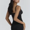 Ari Black Hand Beaded Embellished Maxi Dress – Limited Edition