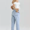 Aria White Stretch Cotton Off-The-Shoulder Frill Corset