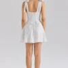 Ariella Chiffon Dot Print Mini Dress