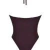 Aruba Cacao Gathered Swimsuit