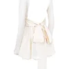 Aryana Ivory Bow Mini Dress