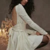 Aryana Ivory Bow Mini Dress