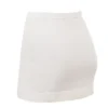Asher Ivory Cashmere Mini Skirt