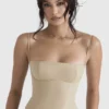 Audette Camel Structured Corset