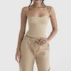 Audette Camel Structured Corset