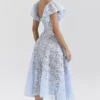 Austen Bluebell Floral Lace Midi Dress