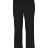 Ava Black Fold Front Trousers