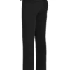 Ava Black Fold Front Trousers