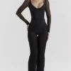 Avalon Black High Waist Trousers
