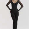 Avalon Black High Waist Trousers