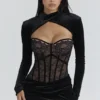Ayana Black Lace Maxi Dress + Bolero