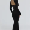 Ayana Black Lace Maxi Dress + Bolero