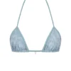 Bali Blue Paisley Triangle Bikini Top