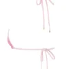 Bali Pink Paisley Triangle Bikini Top